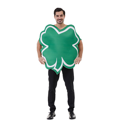 Ireland St. Patrick's Day Lucky Four-leaf Clover Cosplay Costume for Halloween