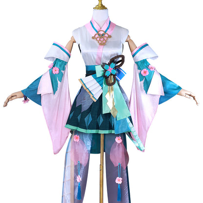 Onmyoji Hatsune Miku Cosplay Costume Full Set for Halloween