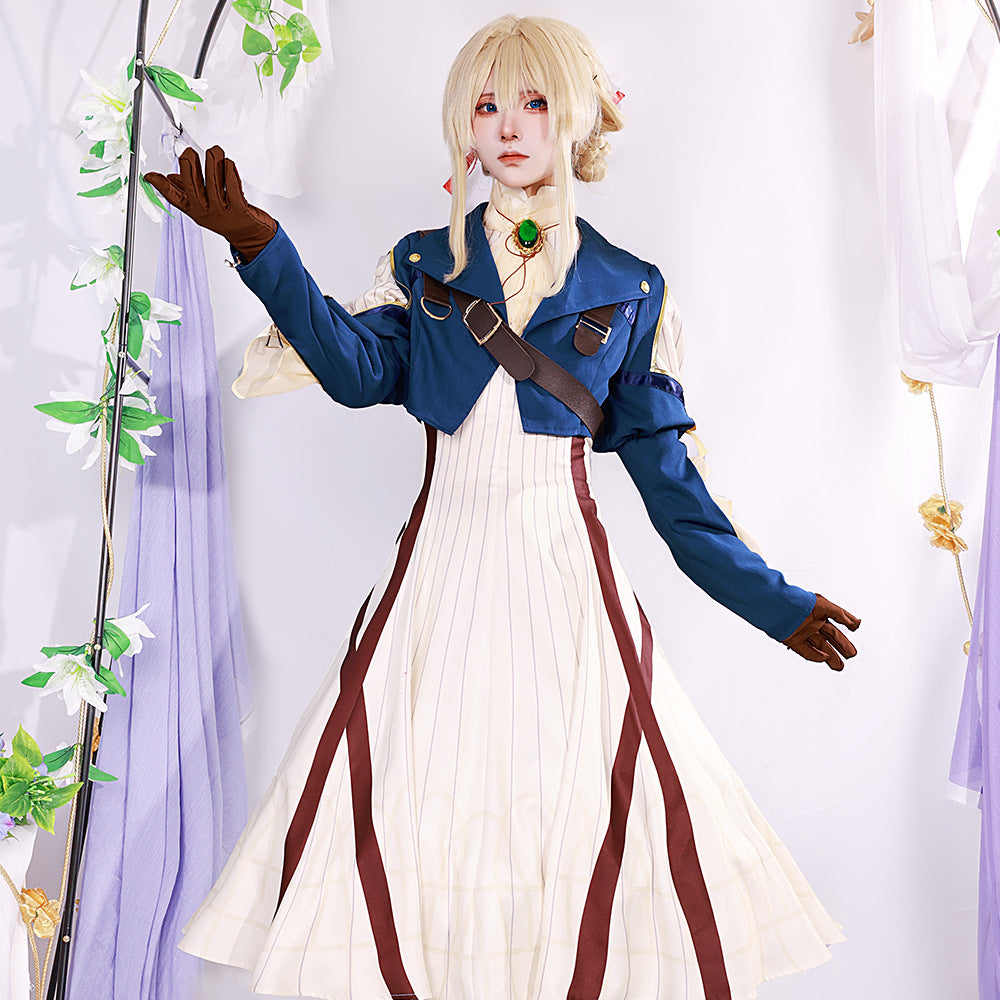 Violet Evergarden Violet Cosplay Costume Outfit for Halloween