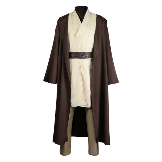 Star Wars: Episode III Revenge of the Sith Obi-Wan Kenobi Cosplay Costume Suit for Halloween