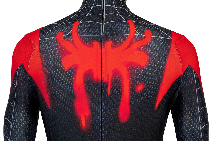 Spider-Man: Into the Spider-Verse Miles Morales Jumpsuit Cosplay Costume for Halloween