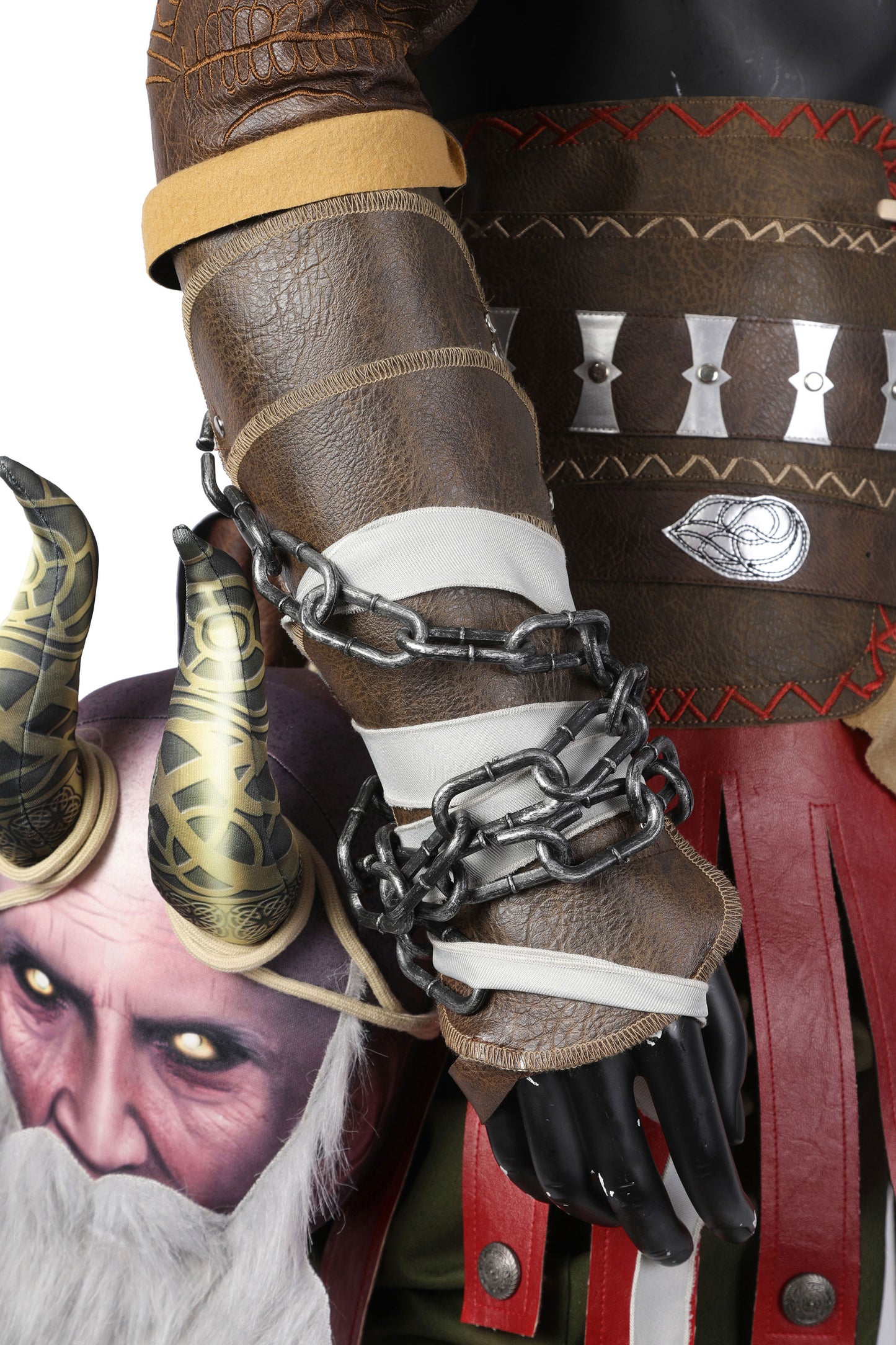 God of War: Ragnarok Kratos Cosplay Costume Full Set for Halloween