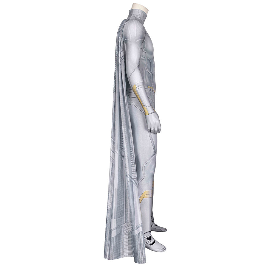 Wanda Vision White Vision Jumpsuit Cosplay Costume for Halloween