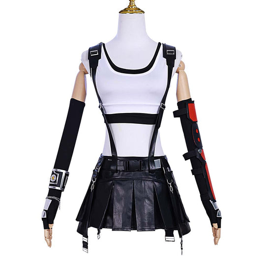 Final Fantasy Tifa Lockhart Cosplay Costume Outfit for Halloween