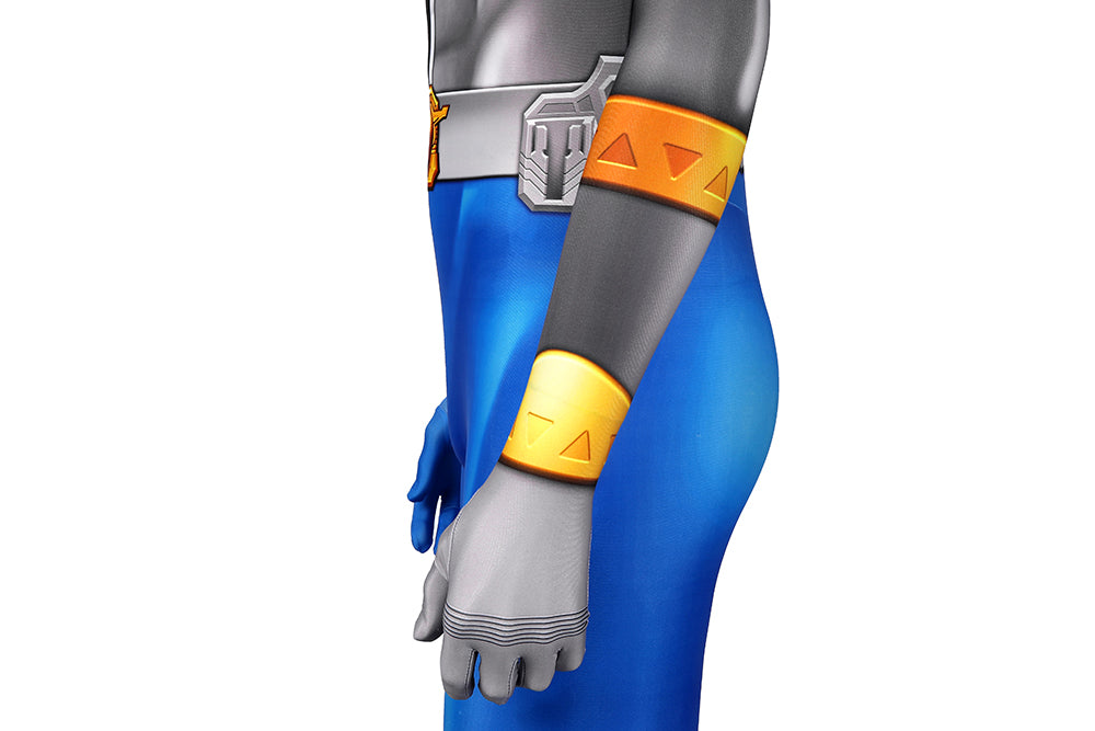 Kishiryu Sentai Ryusoulger Blue Solider Melto Jumpsuit Cosplay Costume for Halloween