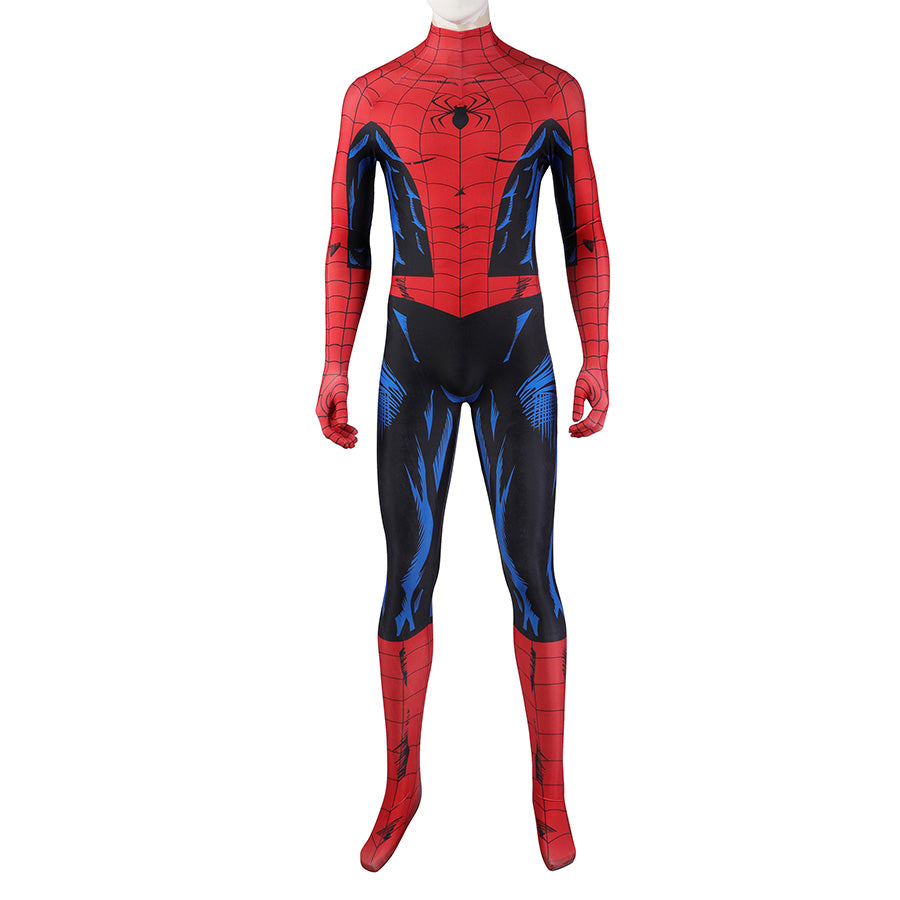 Spider-Man PS5 Vintage Comic Book Suit Jumpsuit Cosplay Costume for Halloween