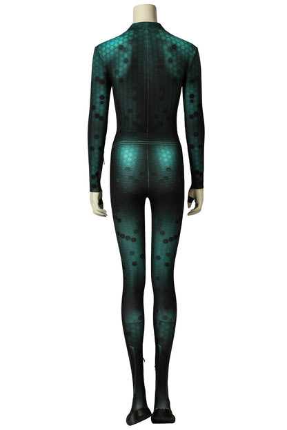 Aquaman Queen Mera Jumpsuit Cosplay Costume for Halloween