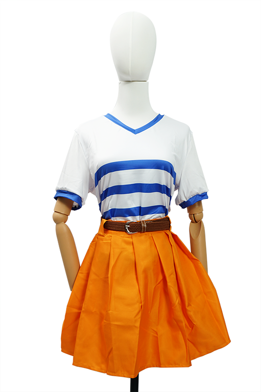 Nami Orange Uniform Cosplay Costume