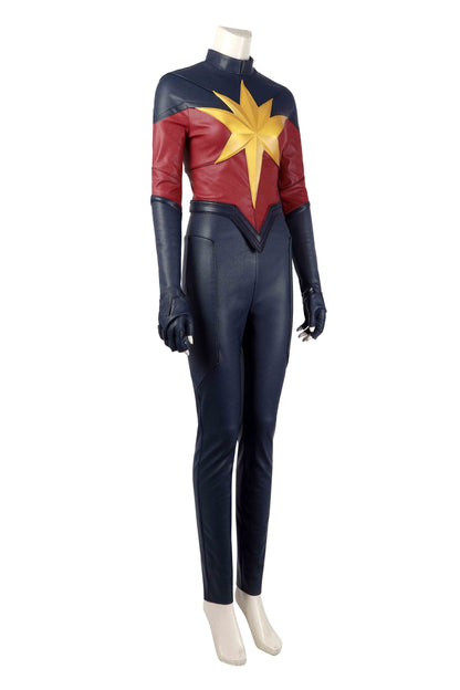 The Marvels Captain Marvel Carol Danvers Cosplay Costume Suit for Halloween