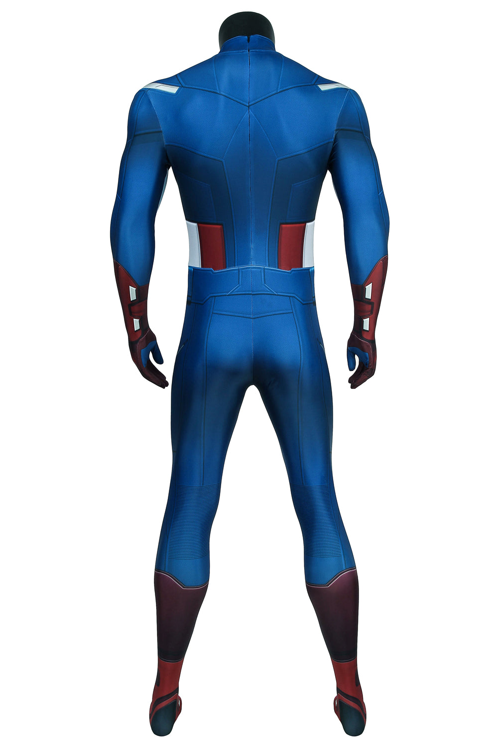 The Avengers 1 Captain America Steve Rogers Jumpsuit Cosplay Costume for Halloween