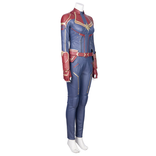 Avengers: Endgame Captain Marvel Carol Danvers Cosplay Costume Outfit for Halloween