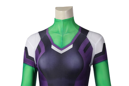 She-Hulk: Attorney at Law Jumpsuit Cosplay Costume for Halloween