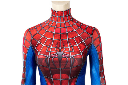 Spider-Man 2 Peter Parker Tobey Maguire Jumpsuit Cosplay Costume for Halloween