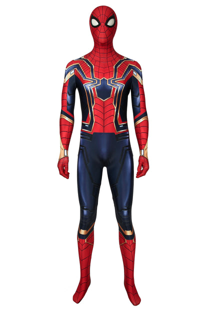 Avengers: Endgame Iron Spider-Man Jumpsuit Cosplay Costume for Halloween