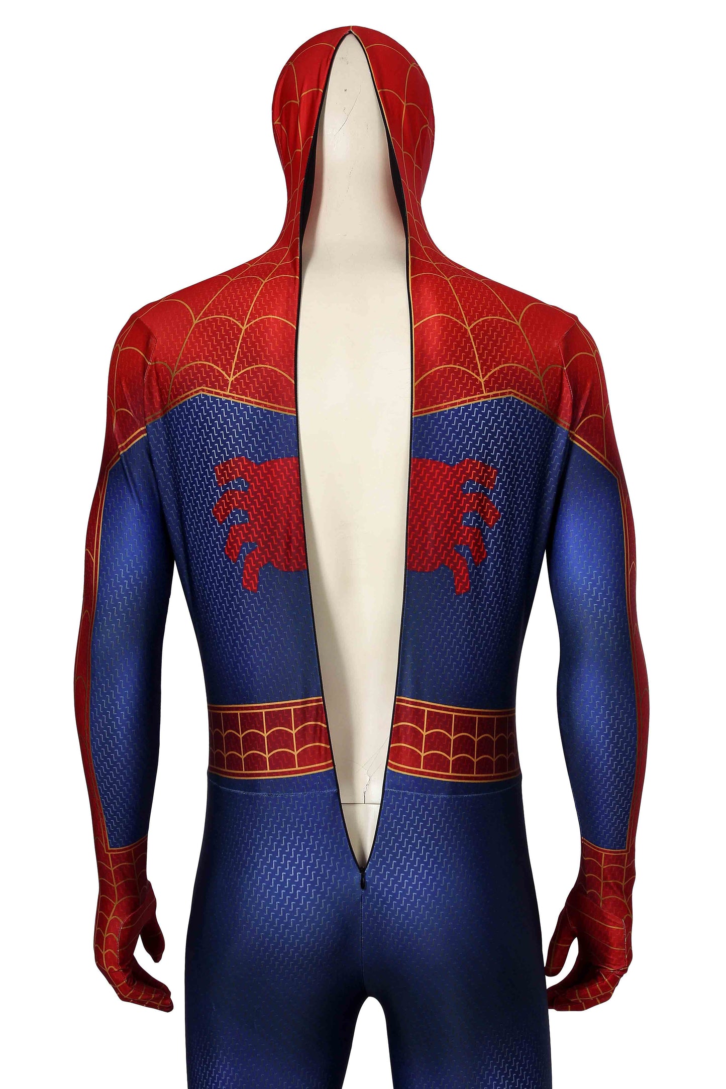 Spider-Man: Into the Spider-Verse Peter Parker Jumpsuit Cosplay Costume for Halloween