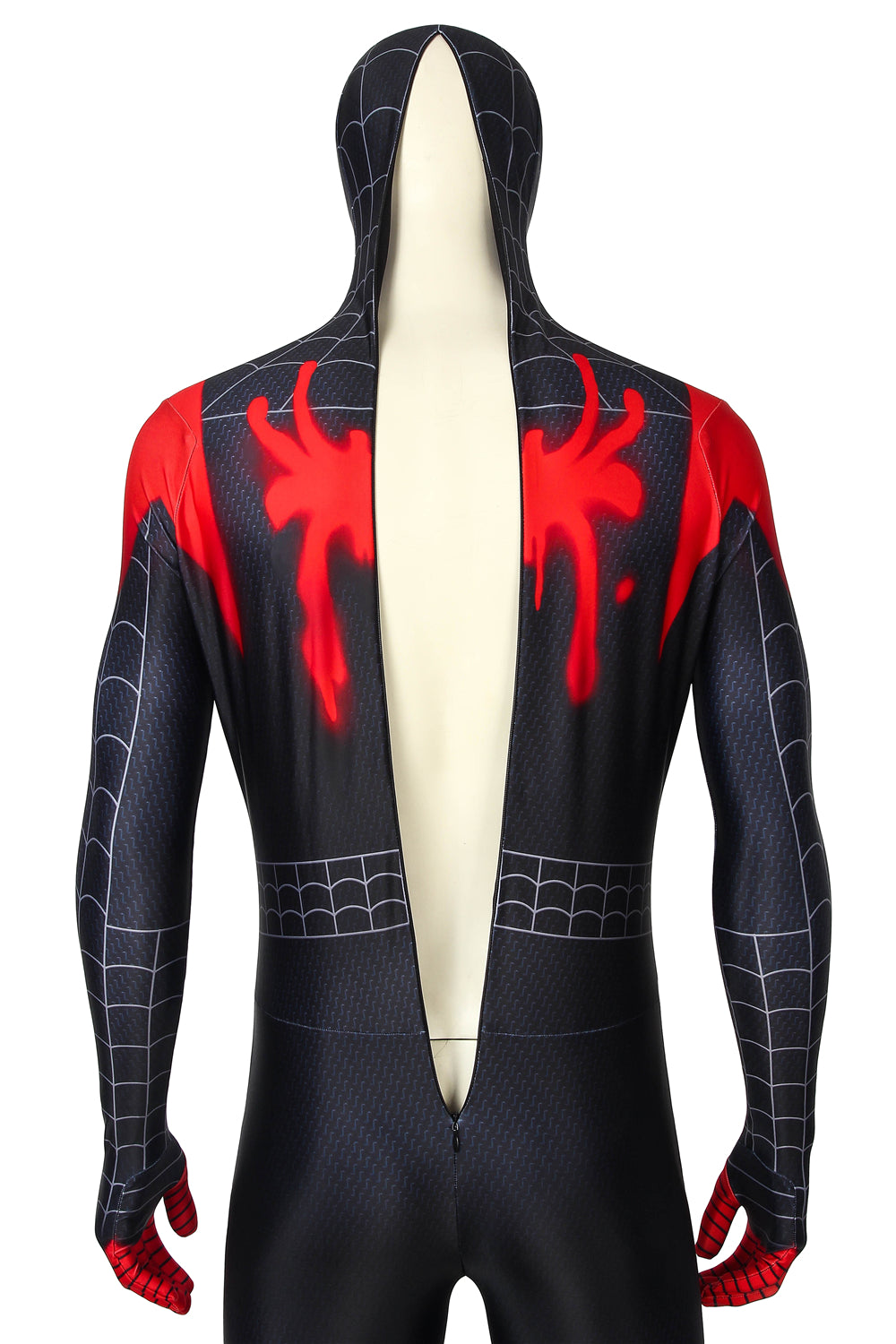 Spider-Man: Into the Spider-Verse Miles Morales Jumpsuit Cosplay Costume for Halloween