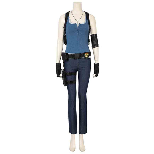 Resident Evil 3 Remake Jill Valentine Cosplay Costume Outfit for Halloween