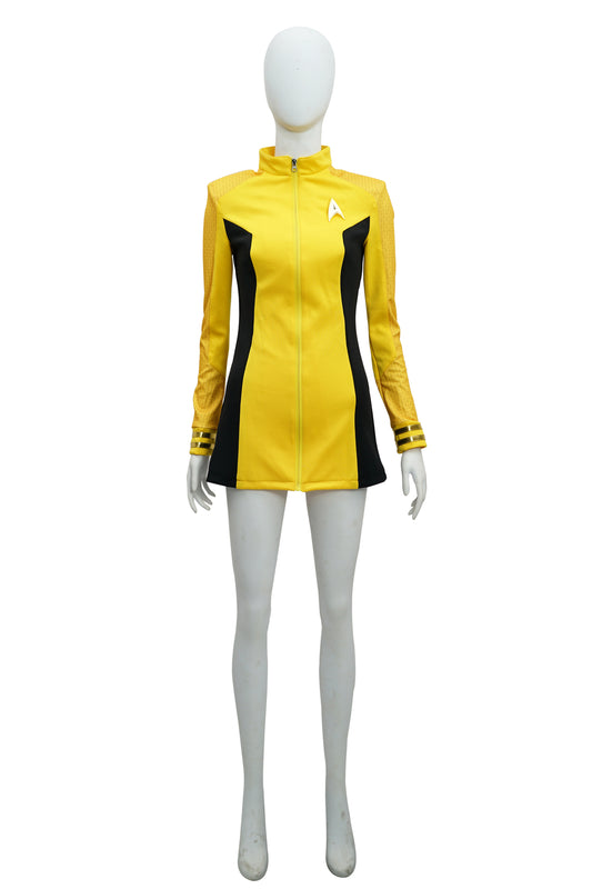 Una Chin Riley Yellow Cosplay Costume