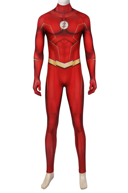 The Flash Season 8 Barry Allen Jumpsuit Cosplay Costume for Halloween