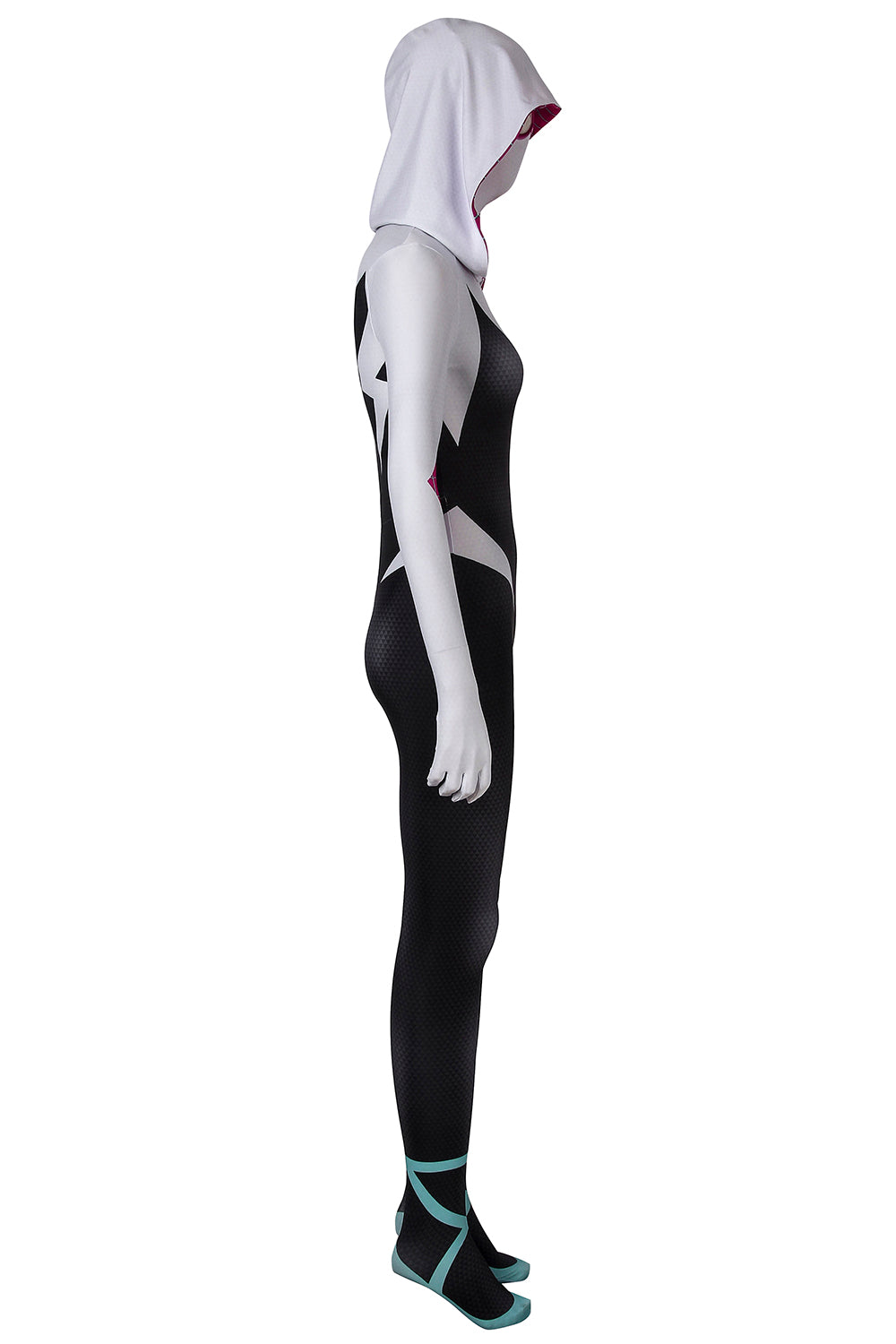 Spider-Man: Into the Spider-Verse Gwen Stacy Jumpsuit Cosplay Costume for Halloween