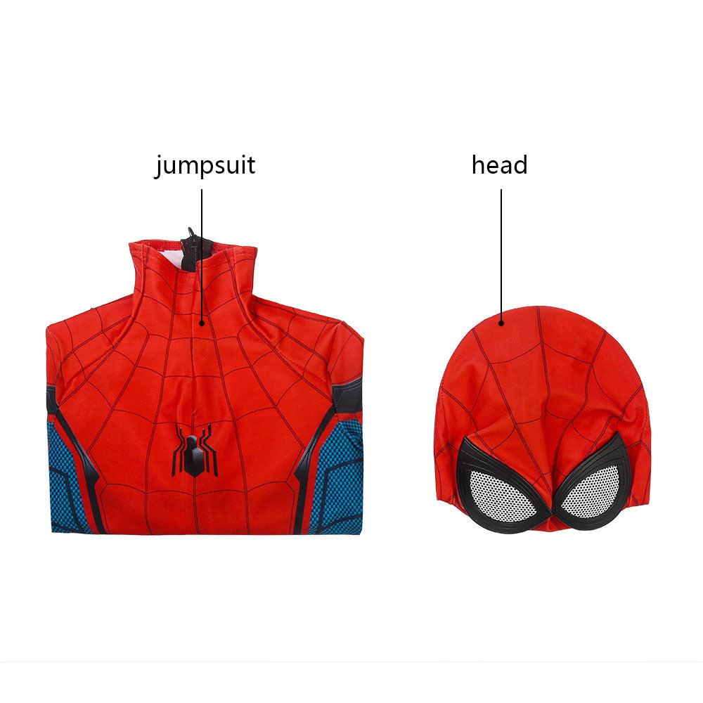 Spider-Man: Far From Home Peter Parker Jumpsuit Cosplay Costume for Halloween