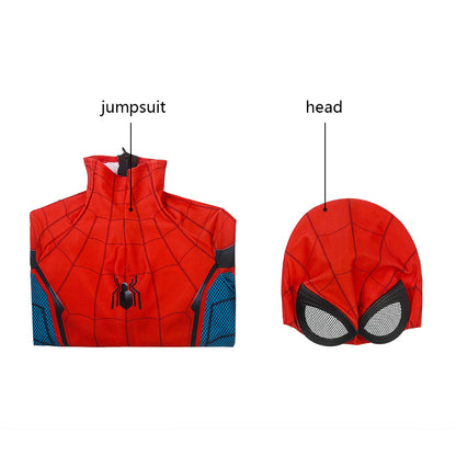 Spider-Man: Far From Home Peter Parker Jumpsuit Cosplay Costume for Halloween