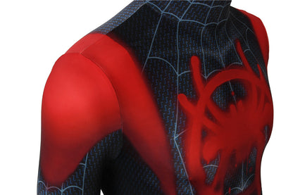 Spider-Man: Into the Spider-Verse Miles Morales Jumpsuit Cosplay Costume for Halloween