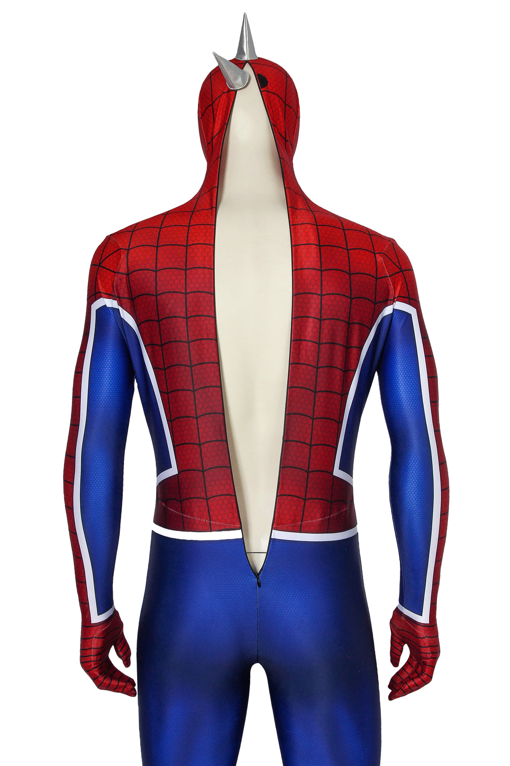 Spider-Man PS4 Spider-Punk Jumpsuit Cosplay Costume for Halloween