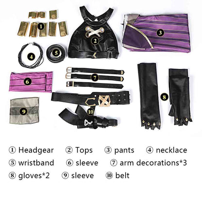 Arcane: League of Legends Jinx Cosplay Costume Suit for Halloween