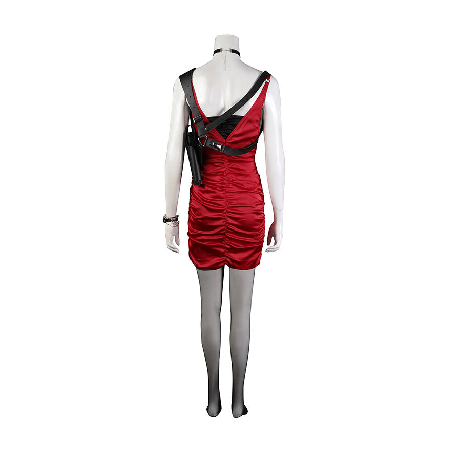 Resident Evil 4 Remake Ada Wong Cosplay Costume Suit for Halloween