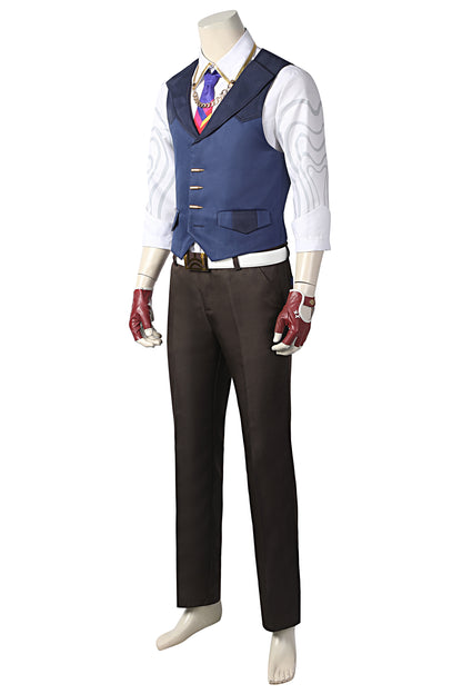 Valorant Chamber Cosplay Costume Suit for Halloween