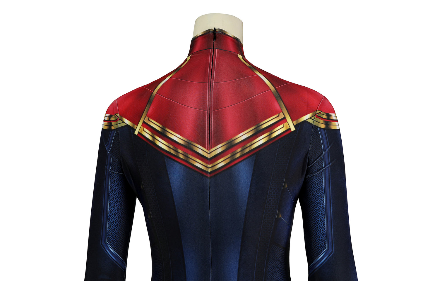 The Marvels Captain Marvel Carol Danvers Jumpsuit Cosplay Costume for Halloween