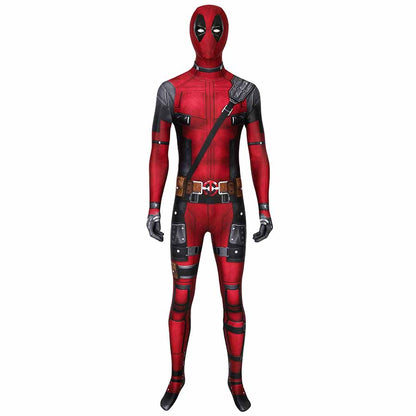 Deadpool Wade Wilson Jumpsuit Cosplay Costume for Halloween