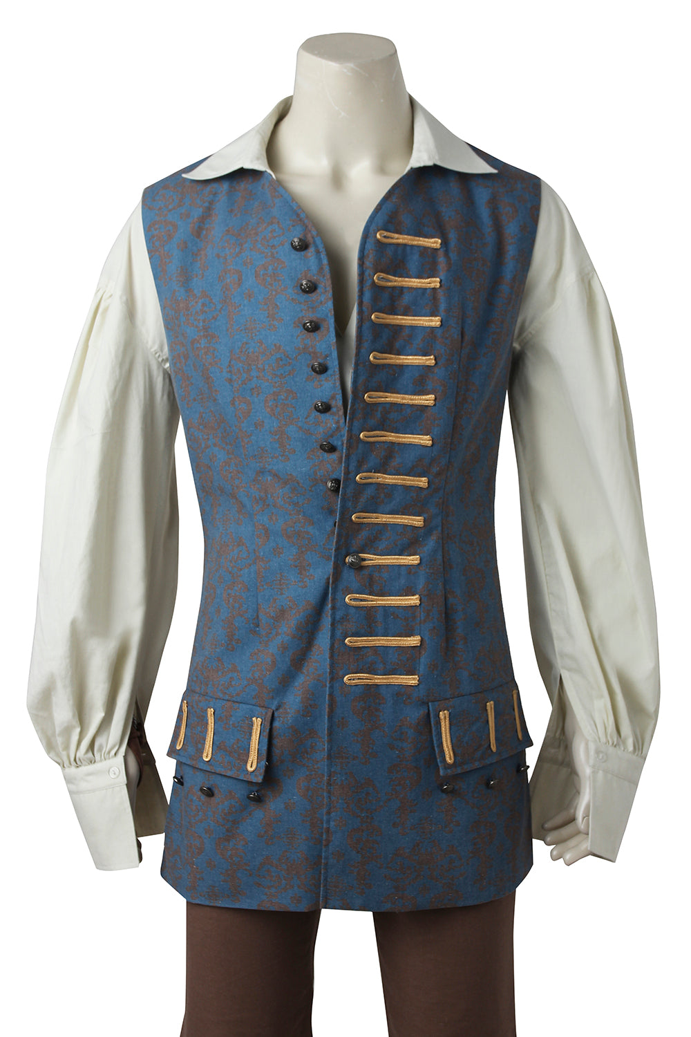 Pirates of the Caribbean 5: Dead Men Tell No Lies Captain Jack Sparrow Cosplay Costume Outfit for Halloween