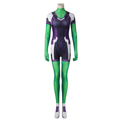 She-Hulk: Attorney at Law Jumpsuit Cosplay Costume for Halloween