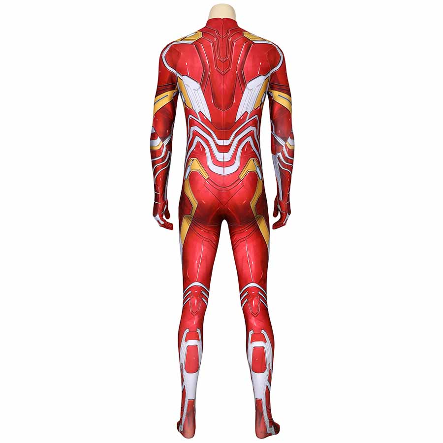 The Avengers Iron Man Tony Stark Jumpsuit Cosplay Costume for Halloween