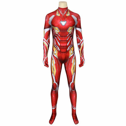 The Avengers Iron Man Tony Stark Jumpsuit Cosplay Costume for Halloween