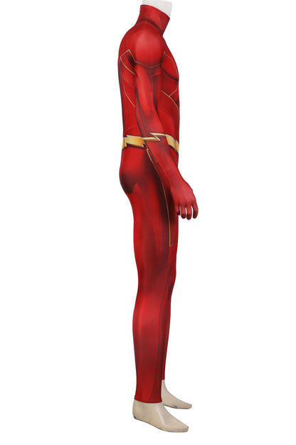 The Flash Season 8 Barry Allen Jumpsuit Cosplay Costume for Halloween