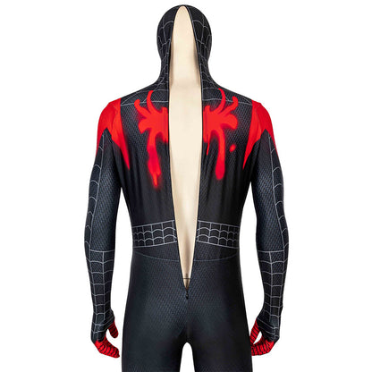 Spider-Man: Into the Spider-Verse Miles Morales Jumpsuit Cosplay Costume for Halloween