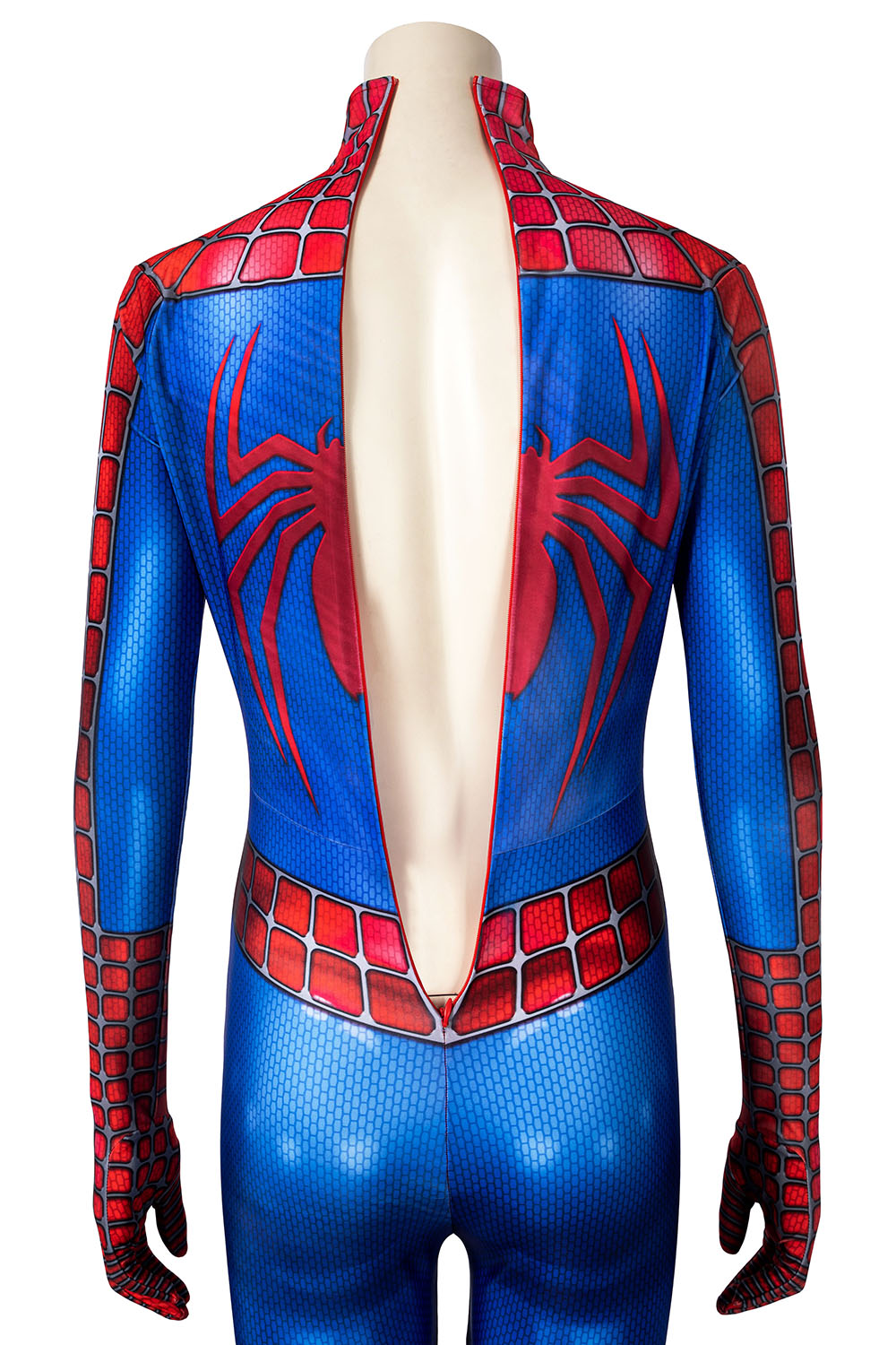 Spider-Man 2 Peter Parker Tobey Maguire Jumpsuit Cosplay Costume for Halloween