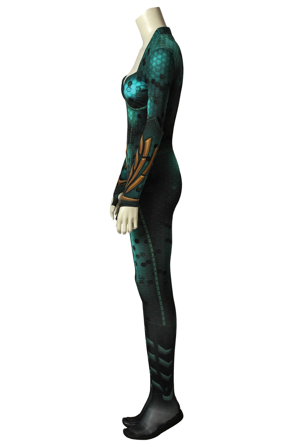 Aquaman Queen Mera Jumpsuit Cosplay Costume for Halloween