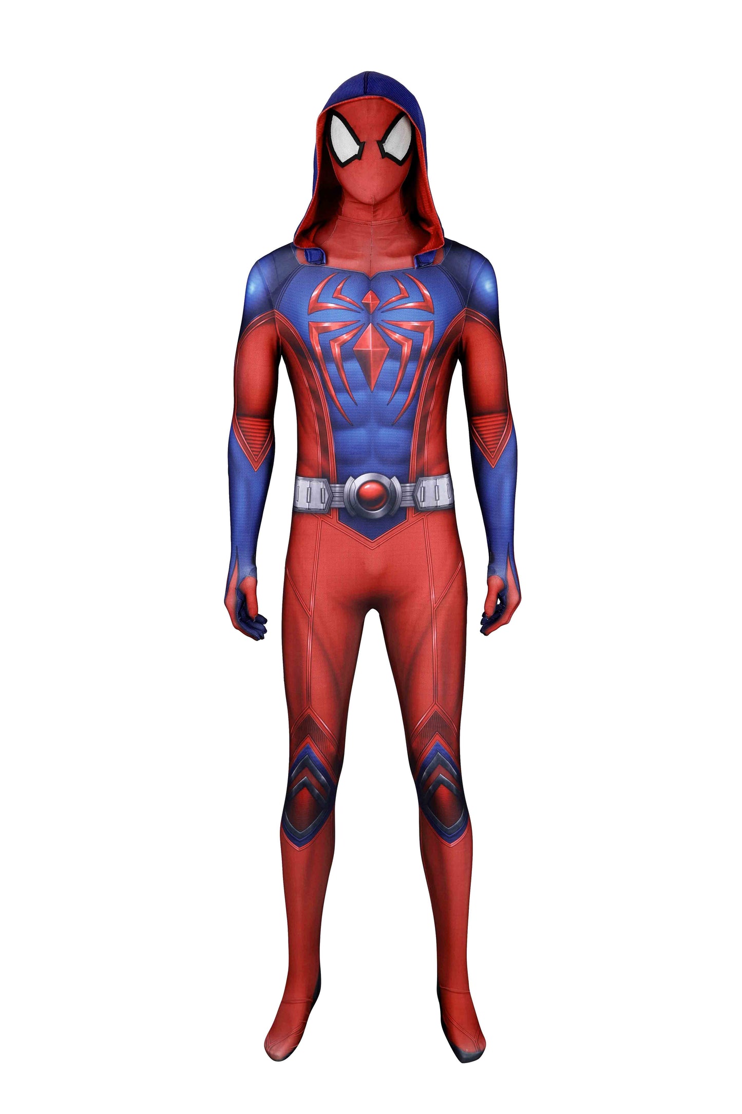 Marvel's Spider-Man 2 Peter Parker Scarlet III Suit Jumpsuit Cosplay Costume for Halloween