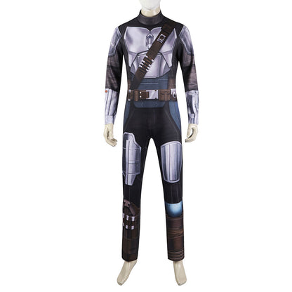 The Mandalorian Season 3 Din Djarin Jumpsuit Cosplay Costume for Halloween