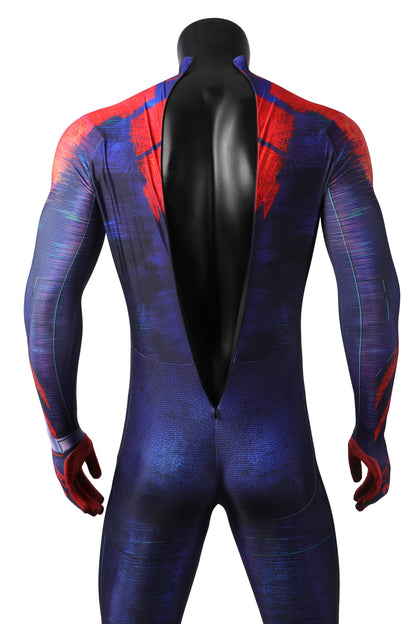 Spider-Man: Across the Spider-Verse Spiderman 2099 Miguel O'Hara Jumpsuit Cosplay Costume for Halloween