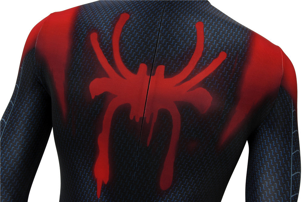 Spider-Man: Into the Spider-Verse Miles Morales Jumpsuit Cosplay Costume for Halloween