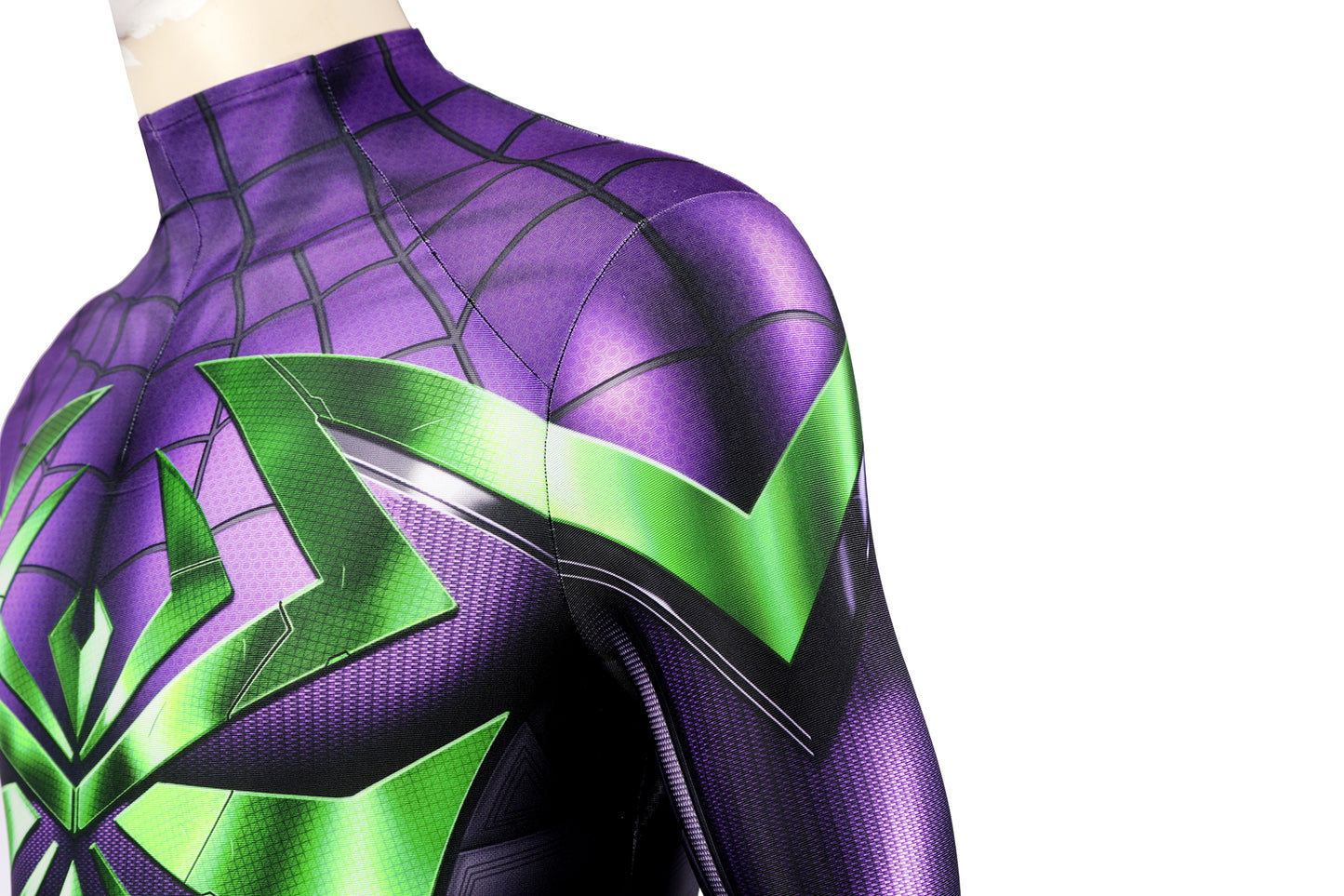 Marvel's Spider-Man Miles Morales Purple Reign Suit Cosplay Costume for Halloween