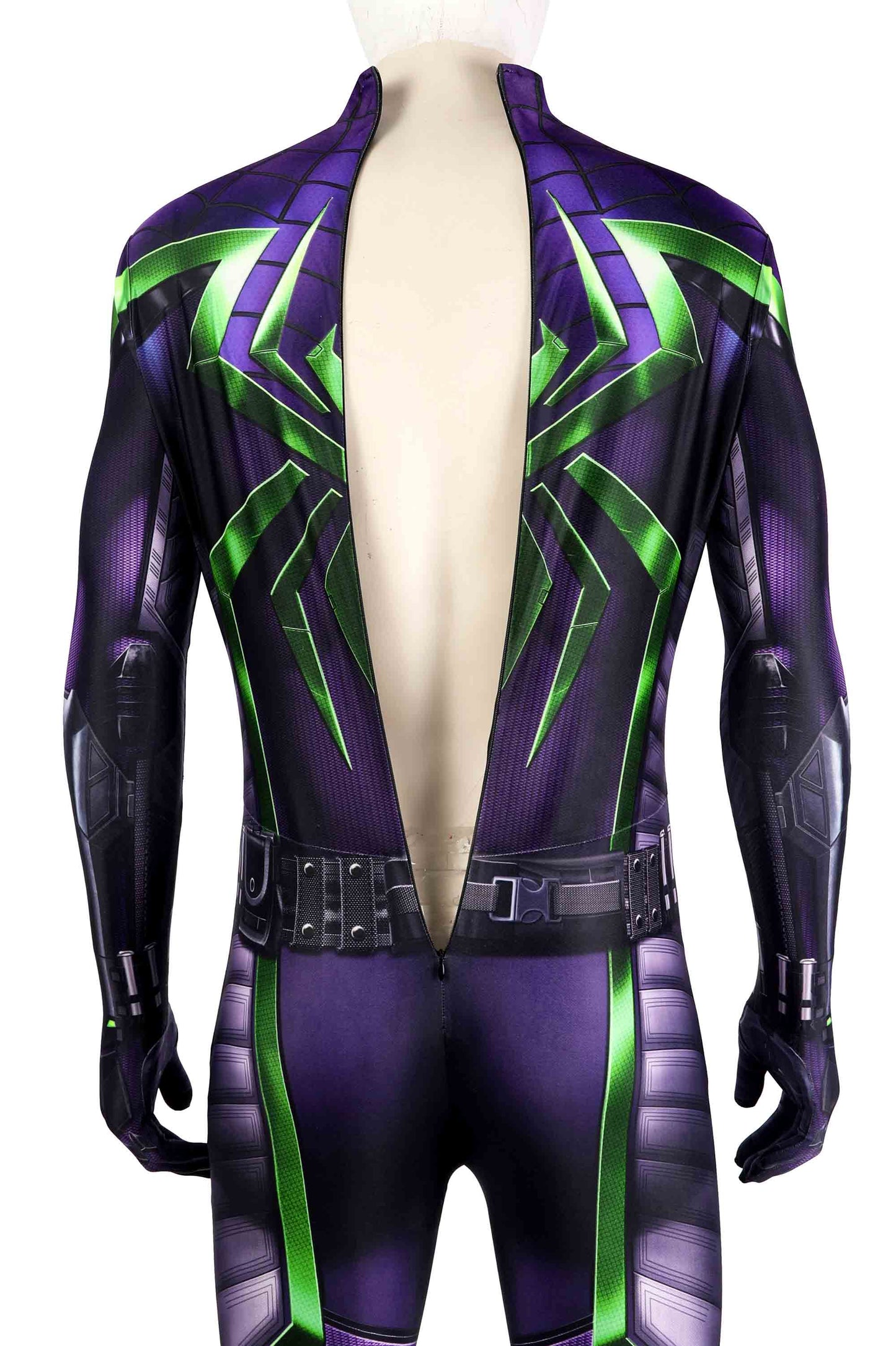 Marvel's Spider-Man Miles Morales Purple Reign Suit Cosplay Costume for Halloween