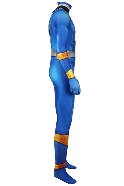 Kishiryu Sentai Ryusoulger Blue Solider Melto Jumpsuit Cosplay Costume for Halloween