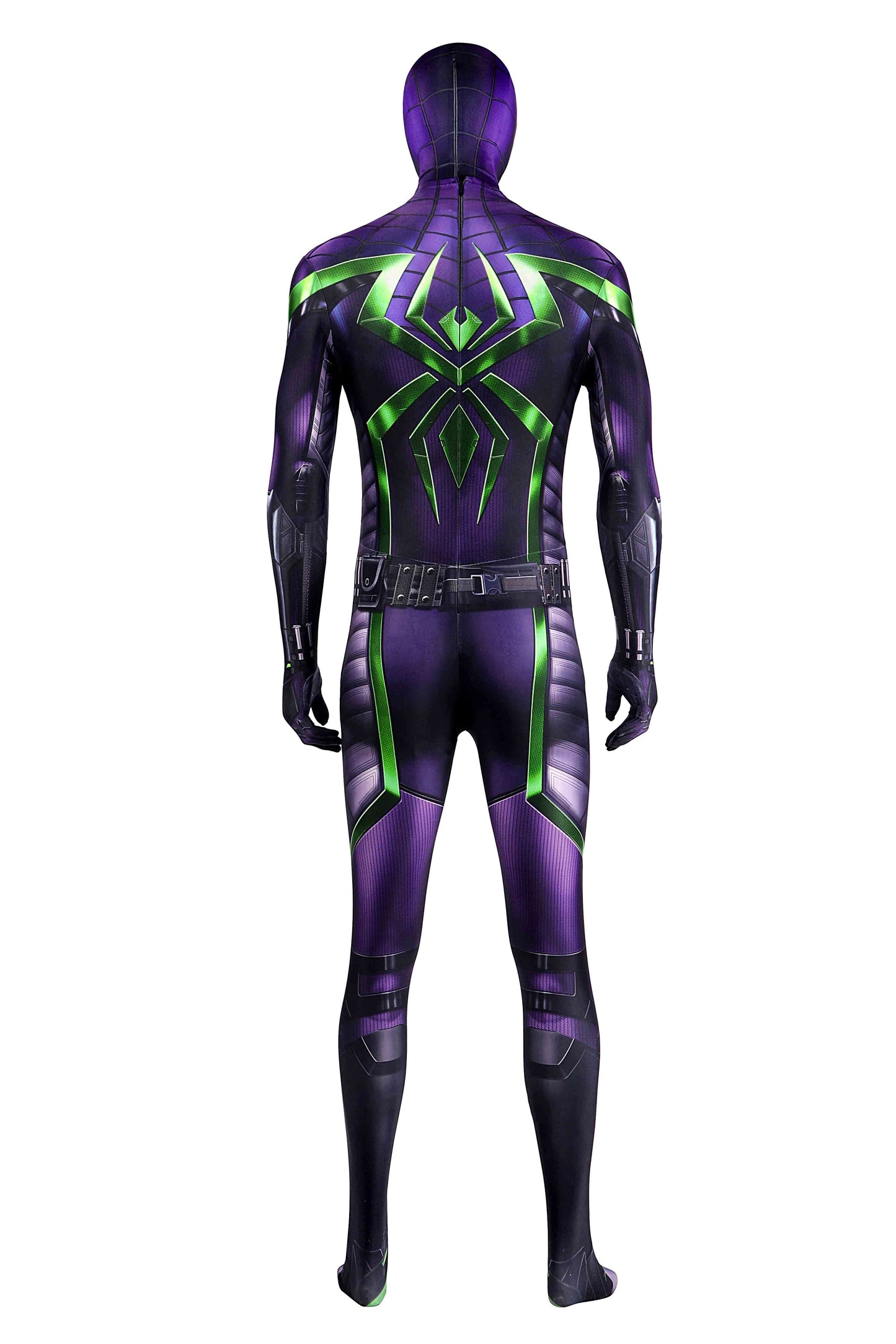 Marvel's Spider-Man Miles Morales Purple Reign Suit Cosplay Costume for Halloween