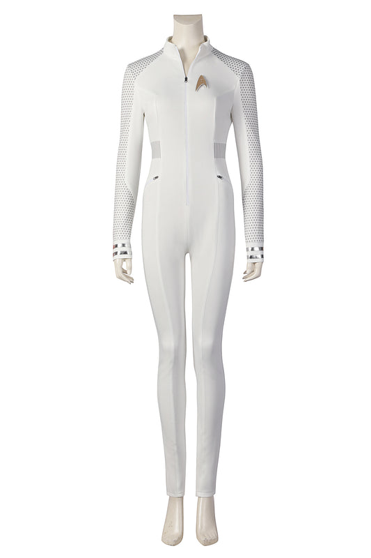 Star Trek: Strange New Worlds Nurse Chapel White Jumpsuit Cosplay Costume for Halloween